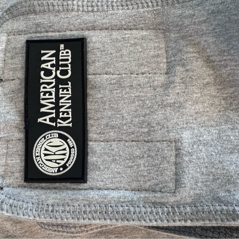 AKC Dog Calming jacket Gray Small